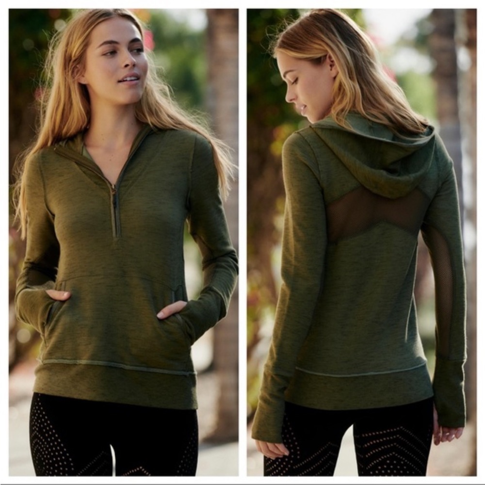 FP Movement Markle mesh detail hoodie